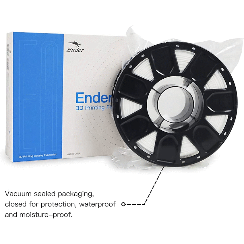 Ender PLA Filament - White (1kg) - Image 4
