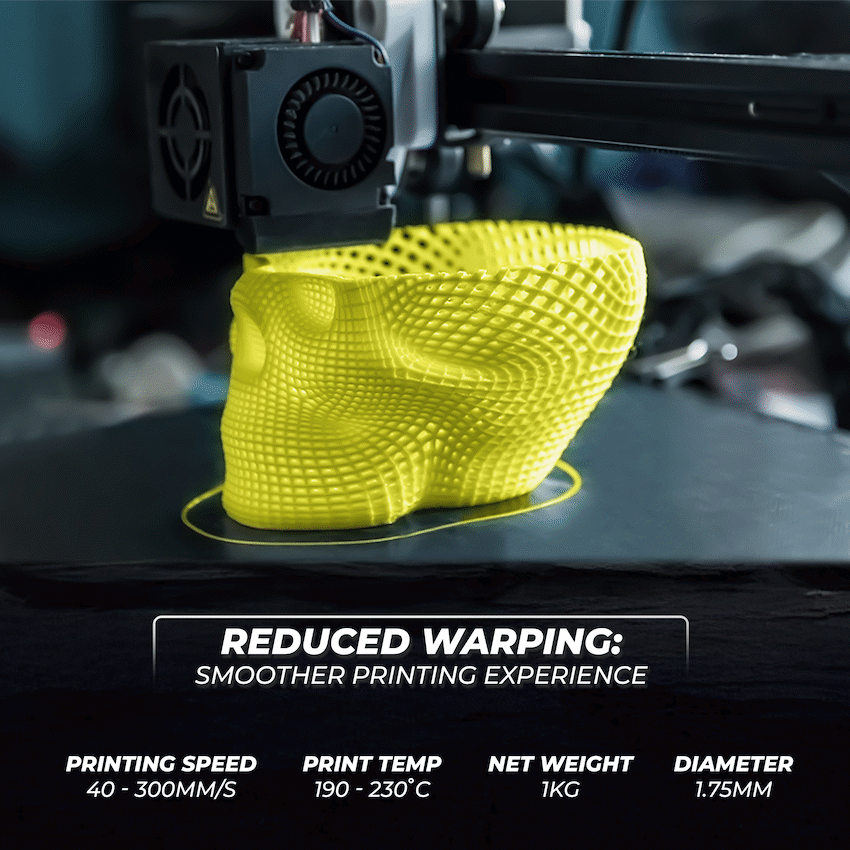 Ender PLA Filament - Yellow - 1kg image 4