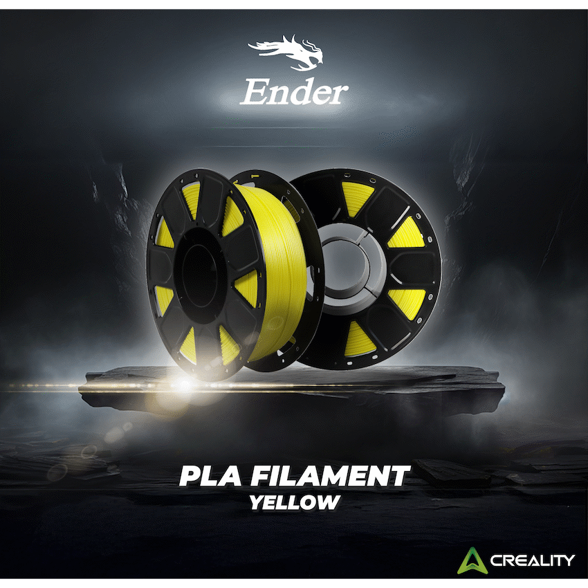 Ender PLA Filament - Yellow - 1kg image 6