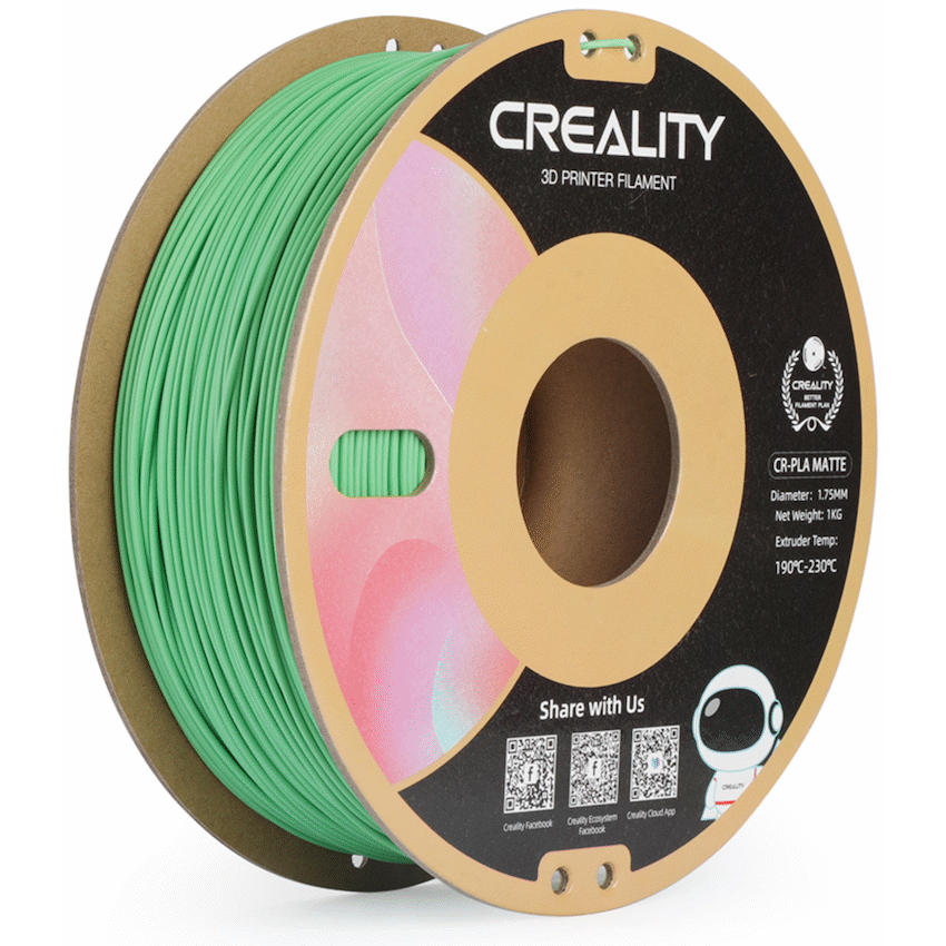Creality CR-PLA Filament, Matte Avocado Green, 1Kg image 2