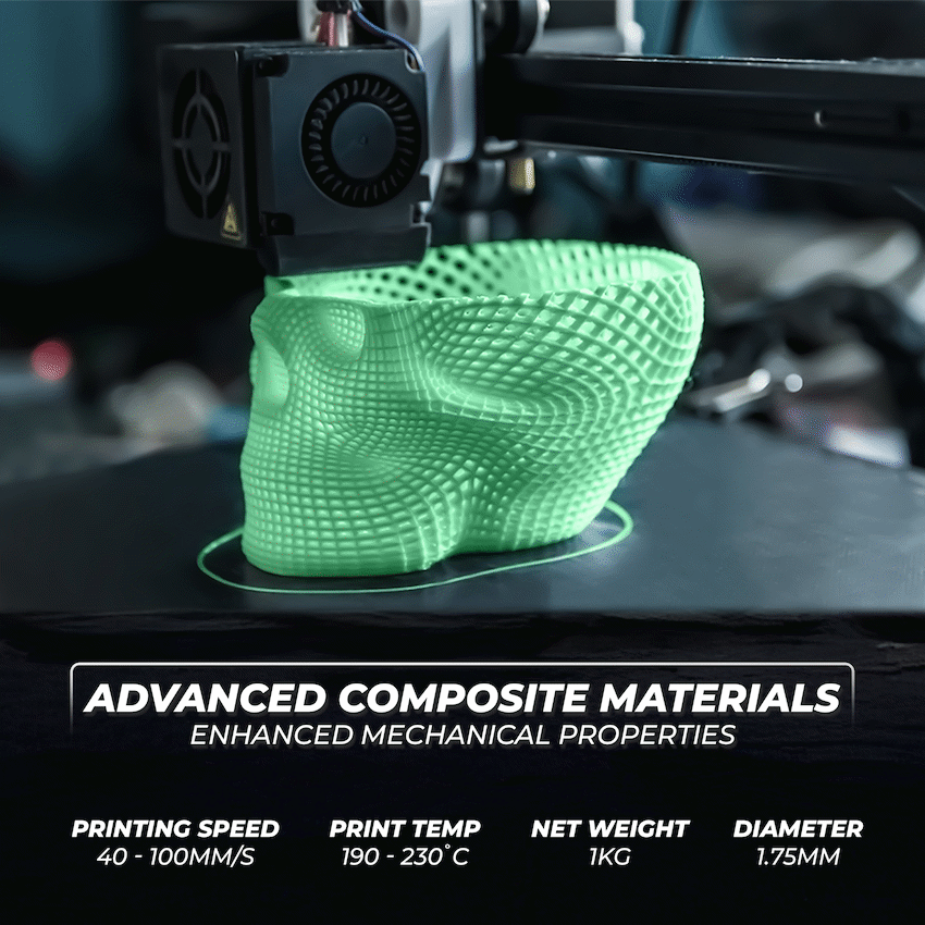 Creality CR-PLA Filament, Matte Avocado Green, 1Kg image 5