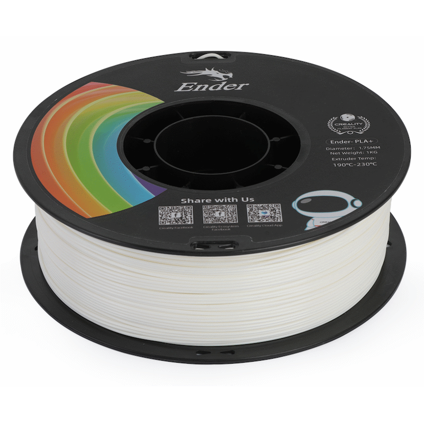 Ender PLA+ Filament - White - 1kg - Image 6