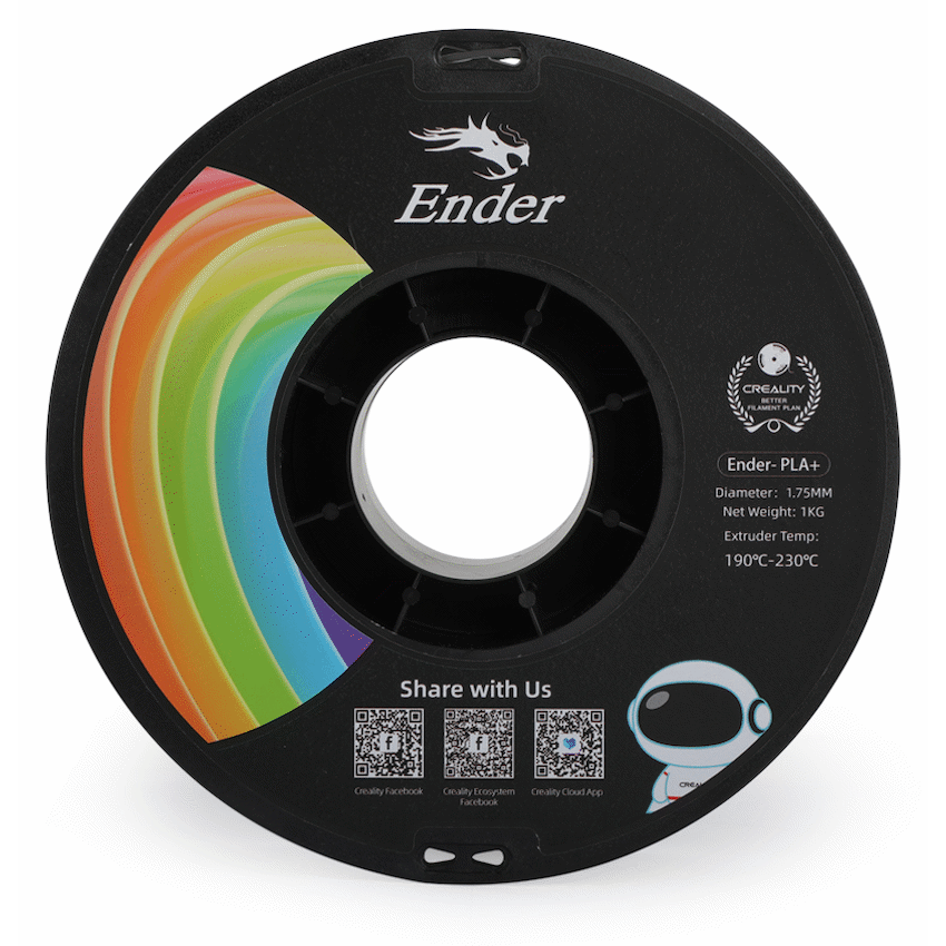 Ender PLA+ Filament Black 1Kg image 3
