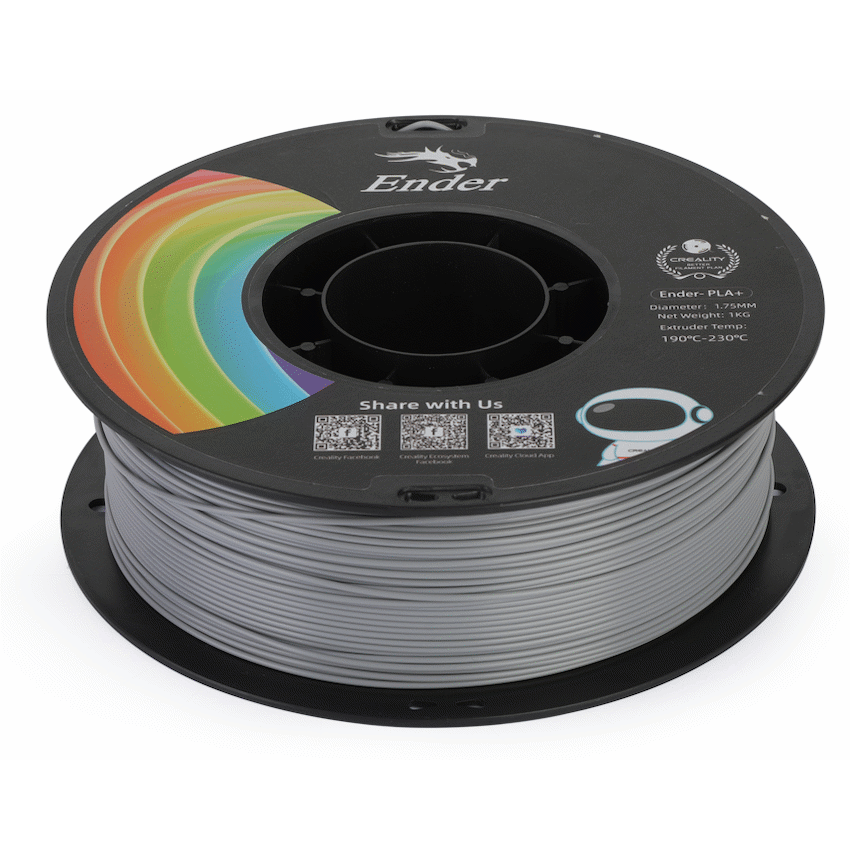 Ender PLA+ Filament Grey 1Kg image 2