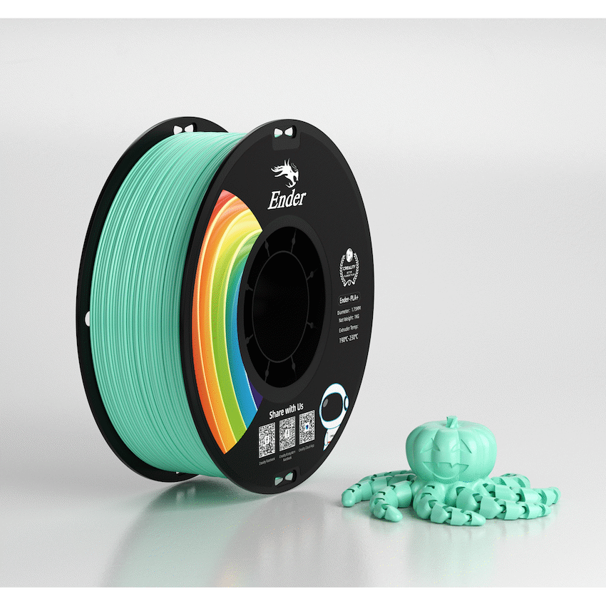 Ender PLA+ Filament - Jade Green 1kg image 4