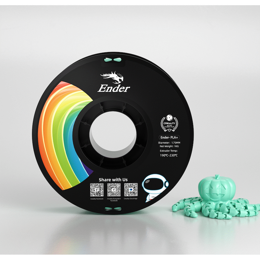 Ender PLA+ Filament - Jade Green 1kg image 5