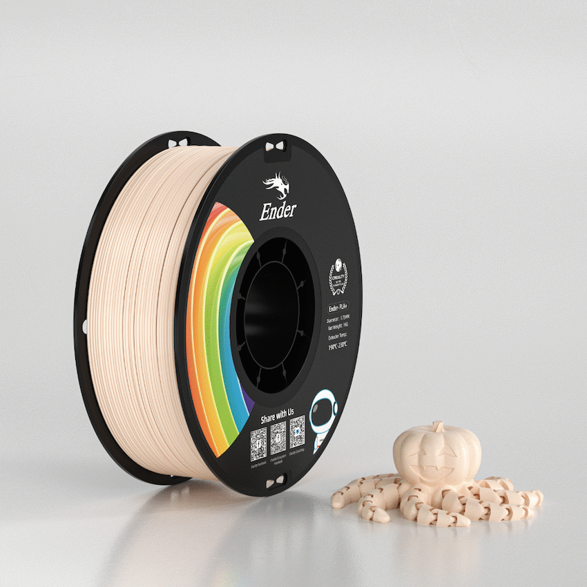 Ender PLA+ Filament 1kg - Beige image 4