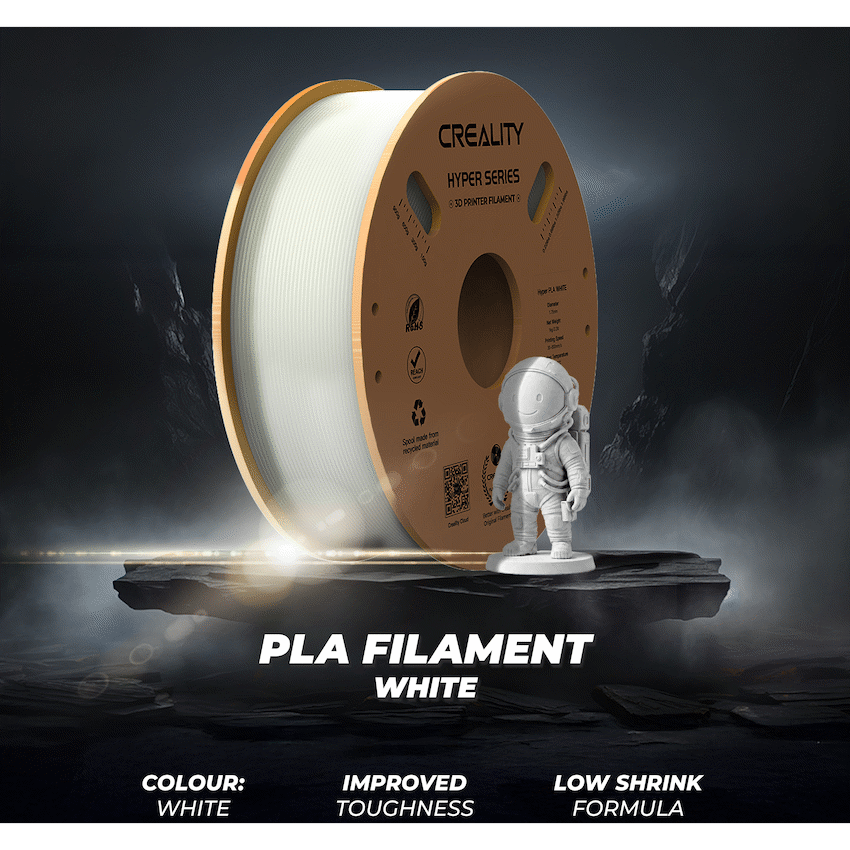 Creality Hyper PLA High-Speed White Filament 1kg image 3