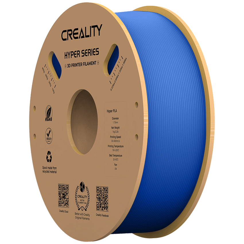 Creality Hyper PLA High-Speed Blue Filament 1kg image 2
