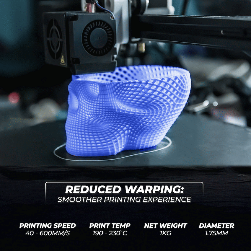 Creality Hyper PLA High-Speed Blue Filament 1kg image 4