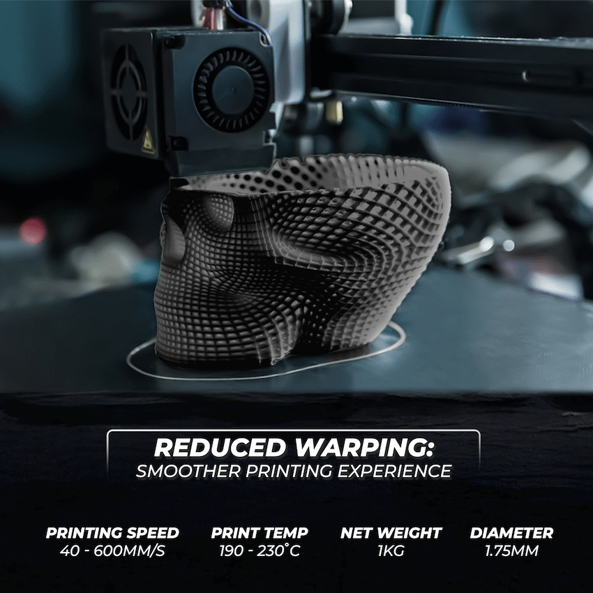 Creality Hyper PLA High-Speed Black Filament 1kg image 4