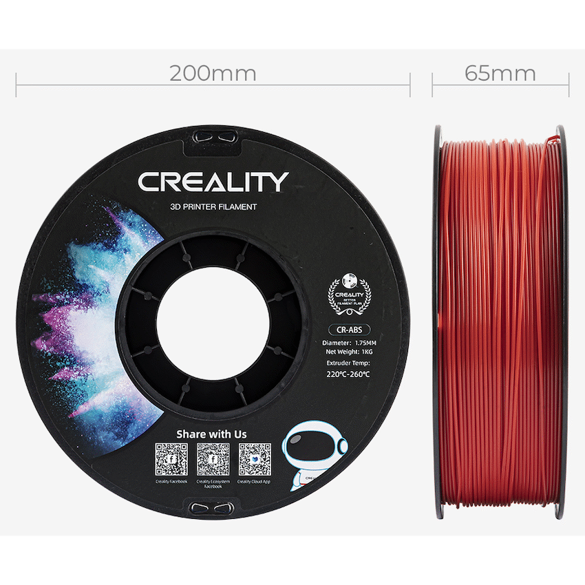 Creality ABS Filament - Red 1kg image 5
