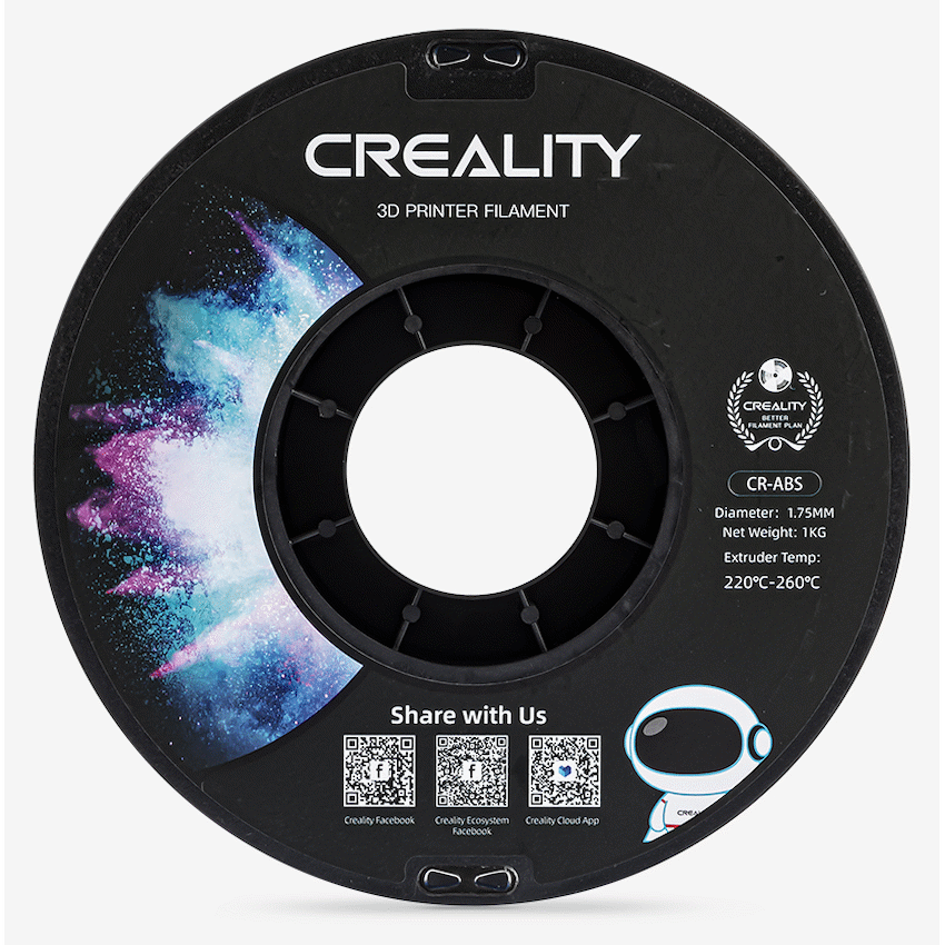 Creality ABS Filament - Black 1kg image 4