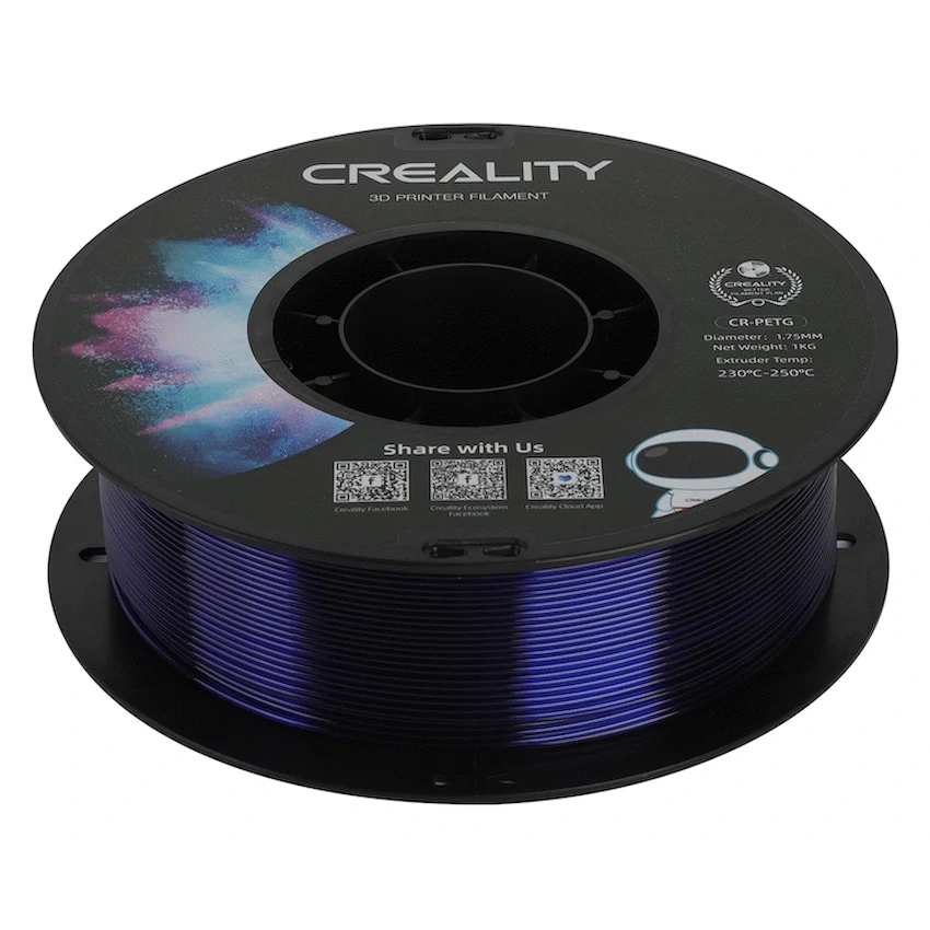 Creality PETG Filament Transparent Blue 1Kg image 3