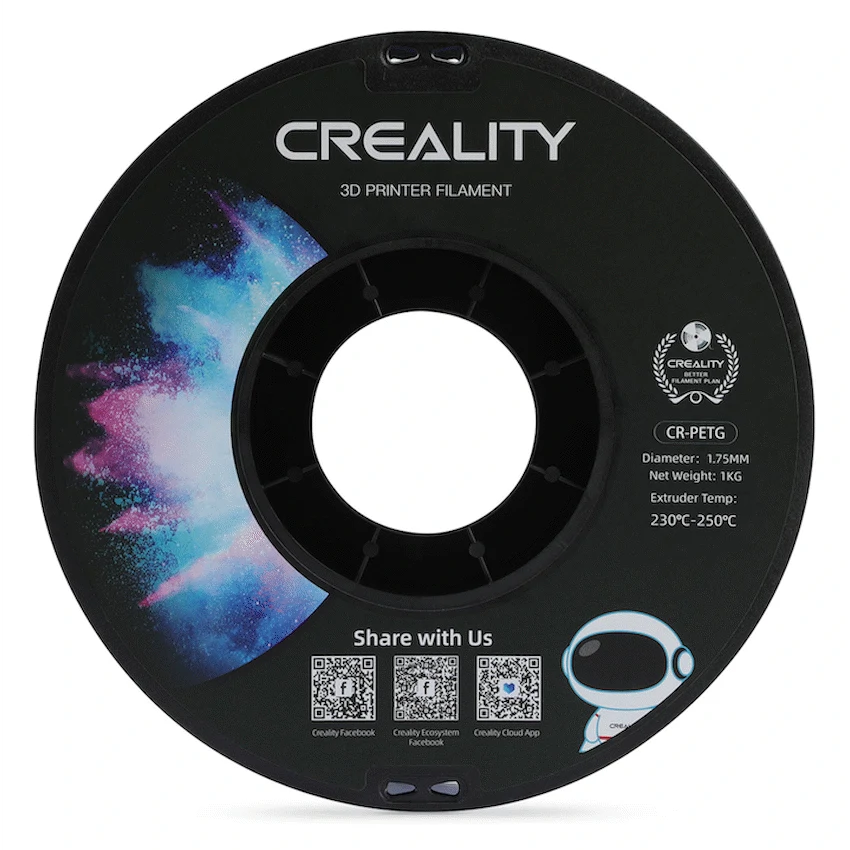Creality PETG Filament Transparent Blue 1Kg image 4
