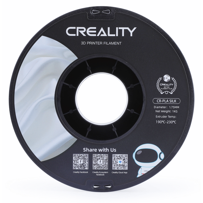 Creality Silk Filament PLA White 1kg image 2