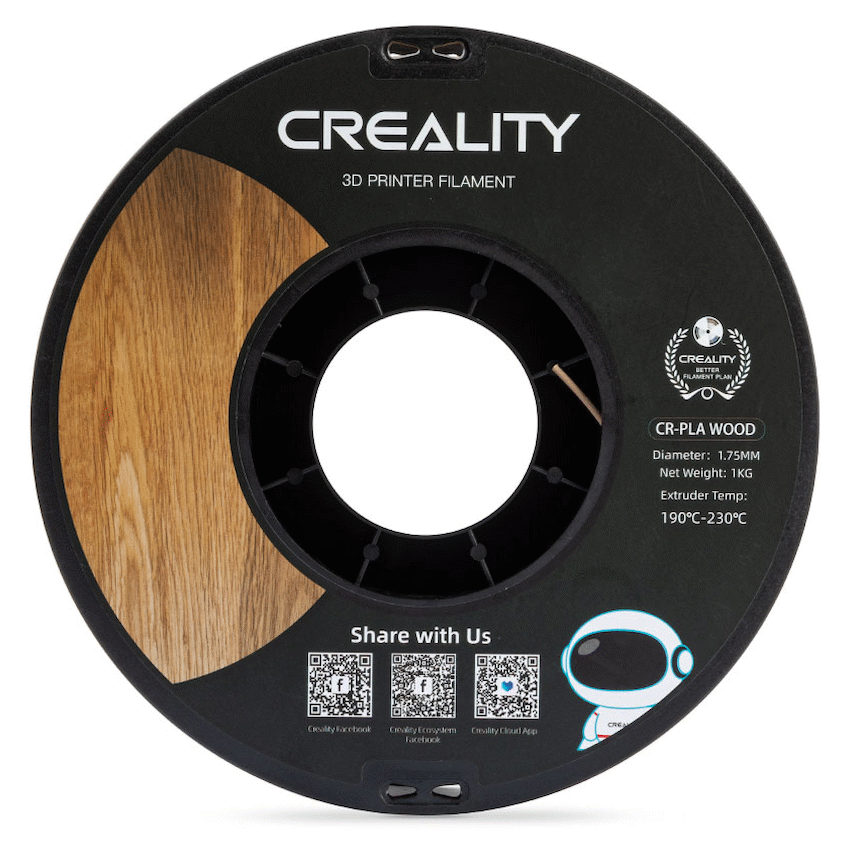 Creality Wood Filament White Pine 1kg image 2