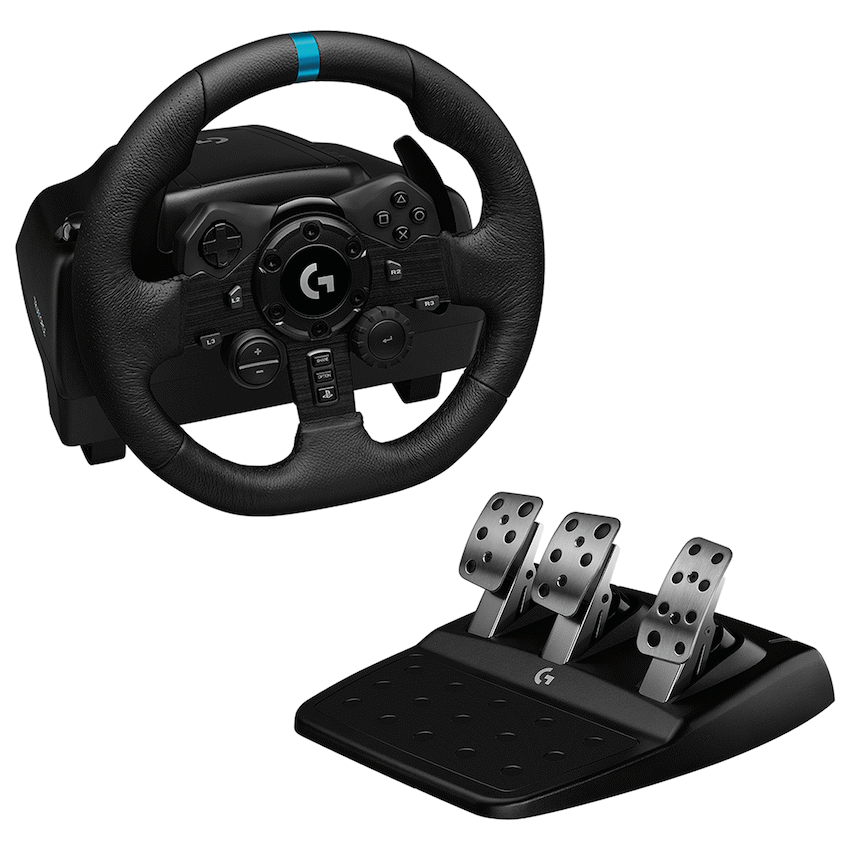 Logitech(R) G923 PS Trueforce Racing Wheel and Pedals for PS & PC
