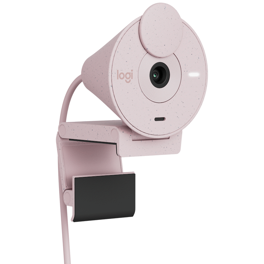 Logitech(R) Brio 300 Full HD Webcam - Rose - Image 3
