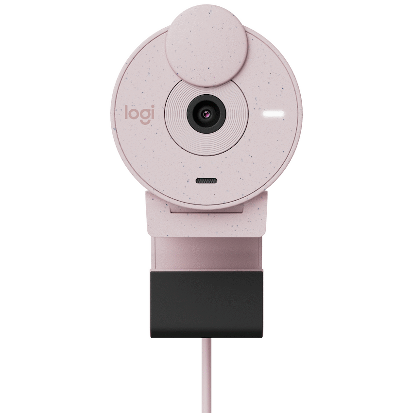 Logitech(R) Brio 300 Full HD Webcam - Rose - Image 8