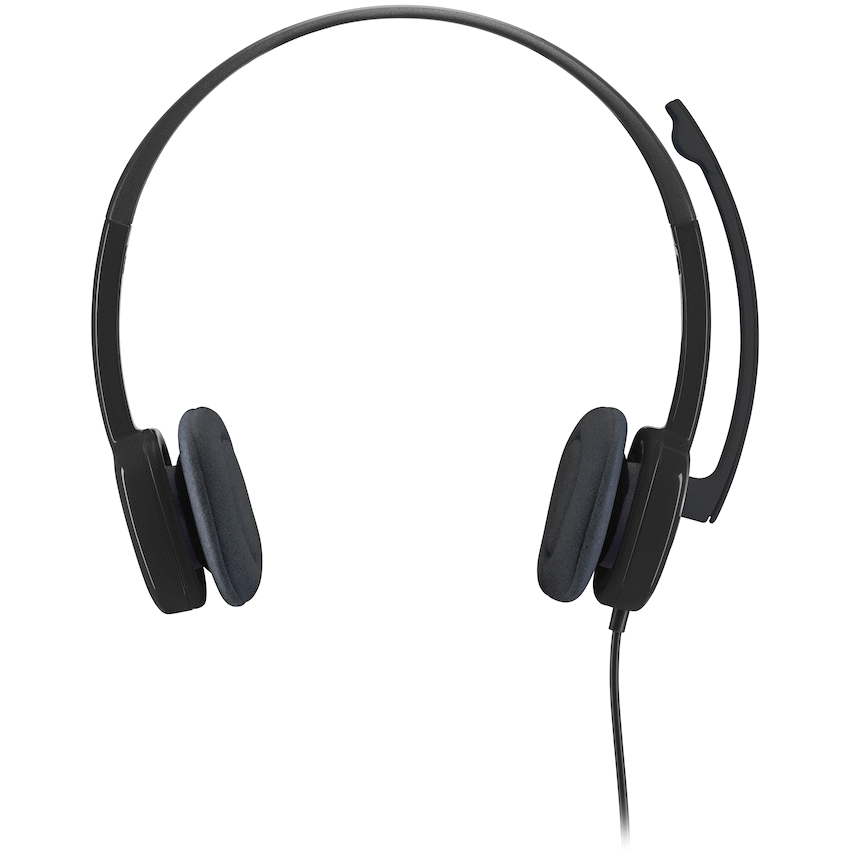 Logitech(R) H151 Stereo Wired Headset - Black - Image 2