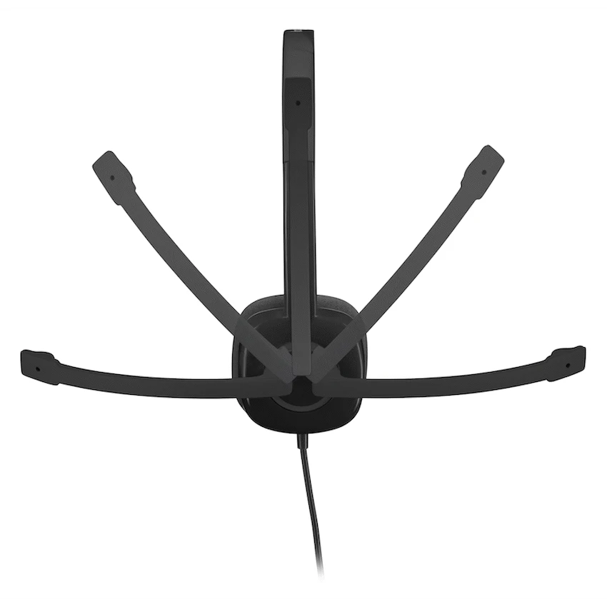 Logitech(R) H151 Stereo Wired Headset - Black - Image 3