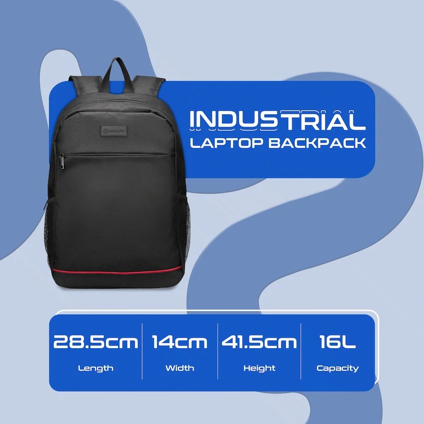 Amplify Industrial 15.6"Laptop Backpack Black - Image 4