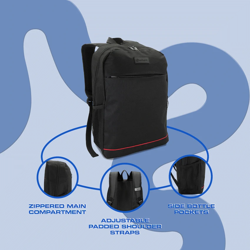 Amplify Industrial 15.6"Laptop Backpack Black - Image 7