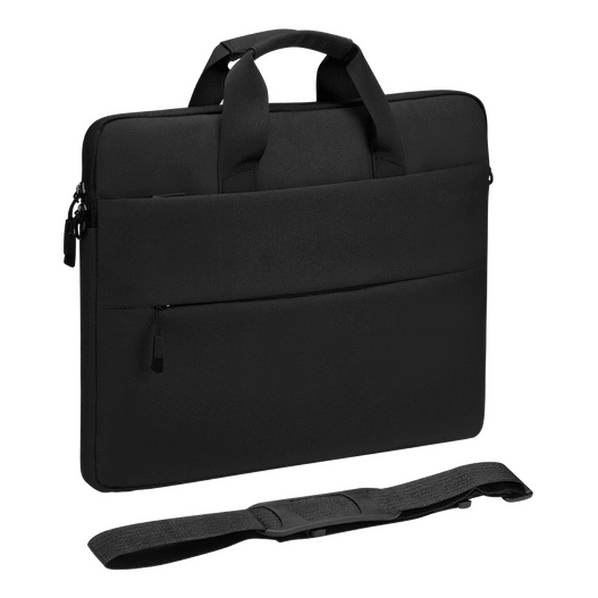 Amplify Cuba 15.6" Laptop Shoulder Bag Black - Image 3