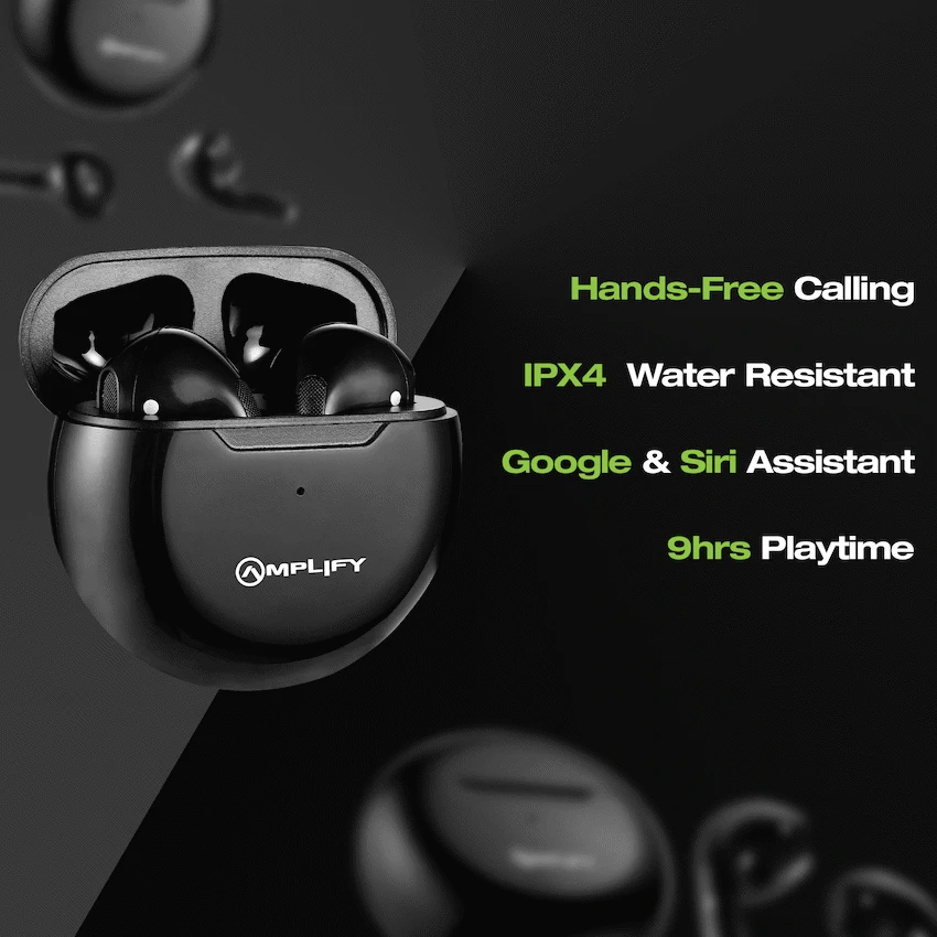 Amplify Astro Series True Wireless Earphones - Black image 4