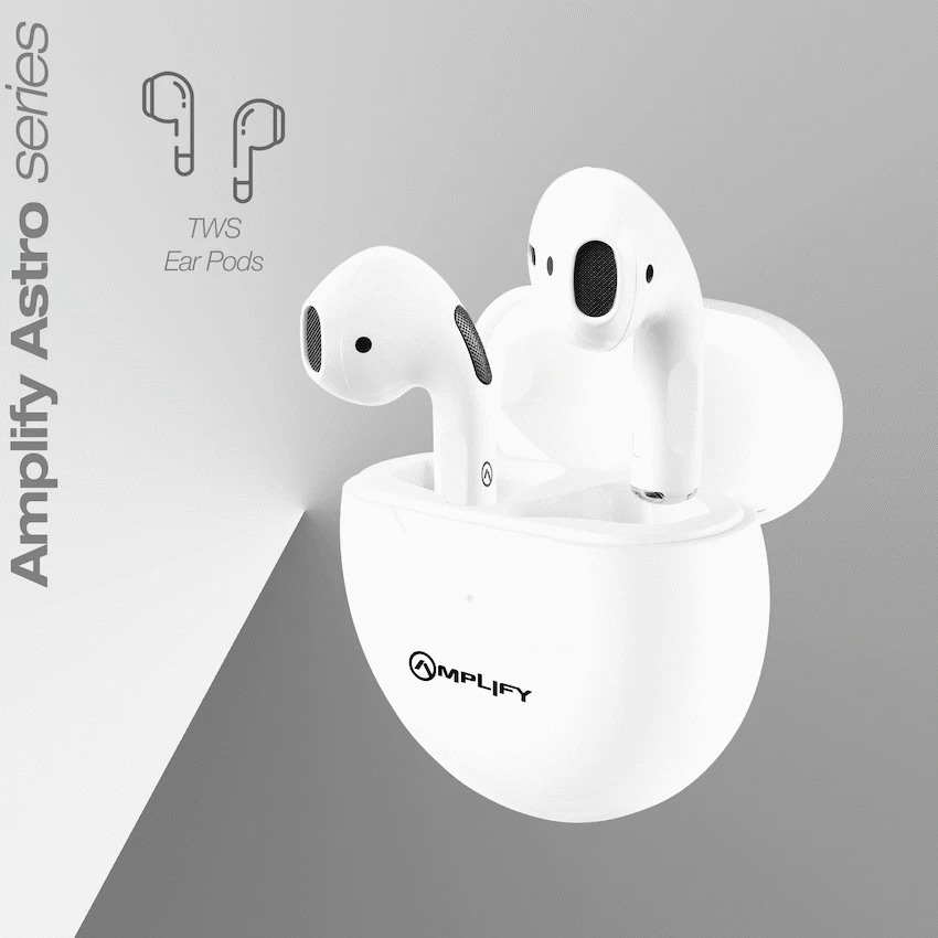 Amplify Astro Series True Wireless Earphones - White image 3