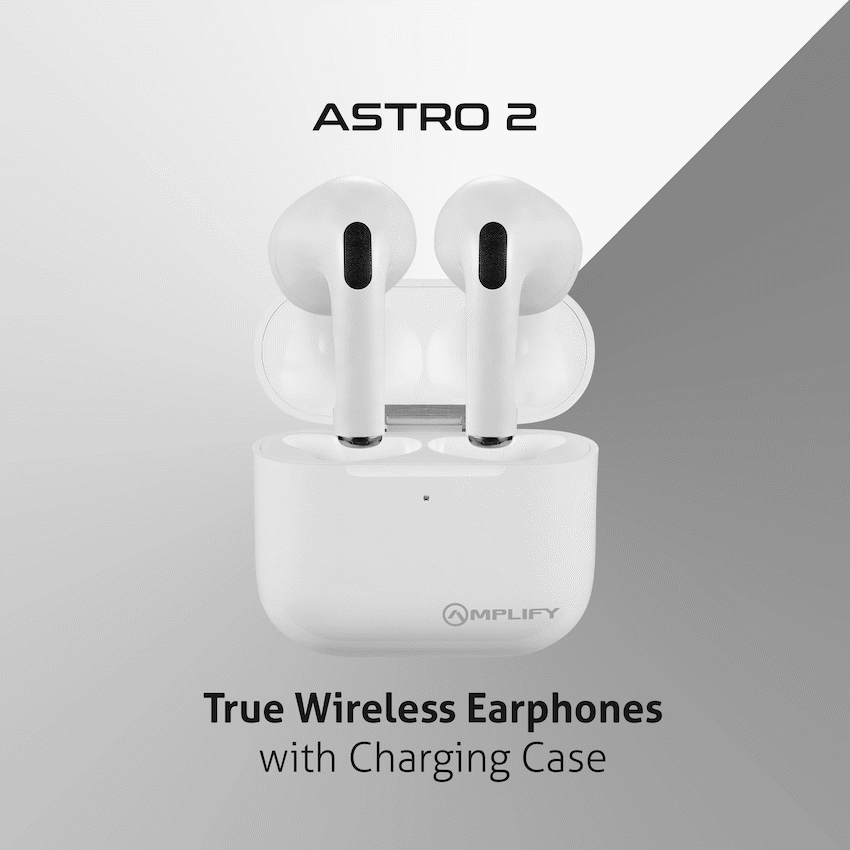 Amplify Astro 2 Series True Wireless Earphones - White - Image 15