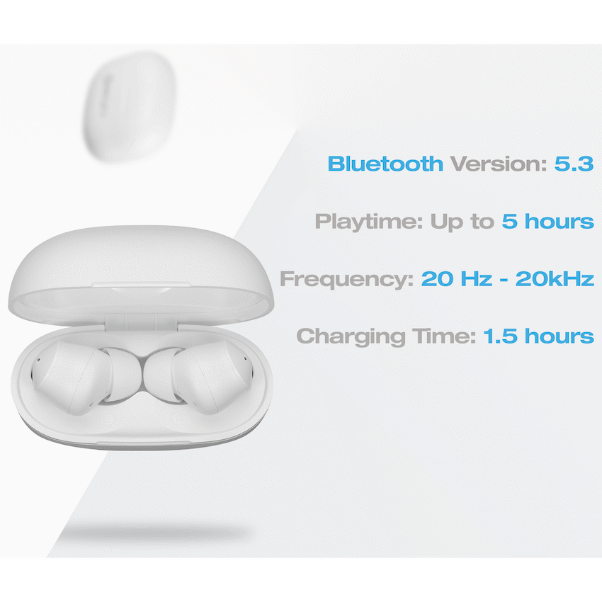 Amplify Soundflow Series TWS Earphones - White image 7