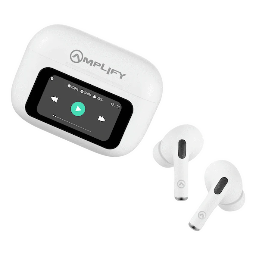 Amplify Pixel Series True Wireless Earphones - White image 4