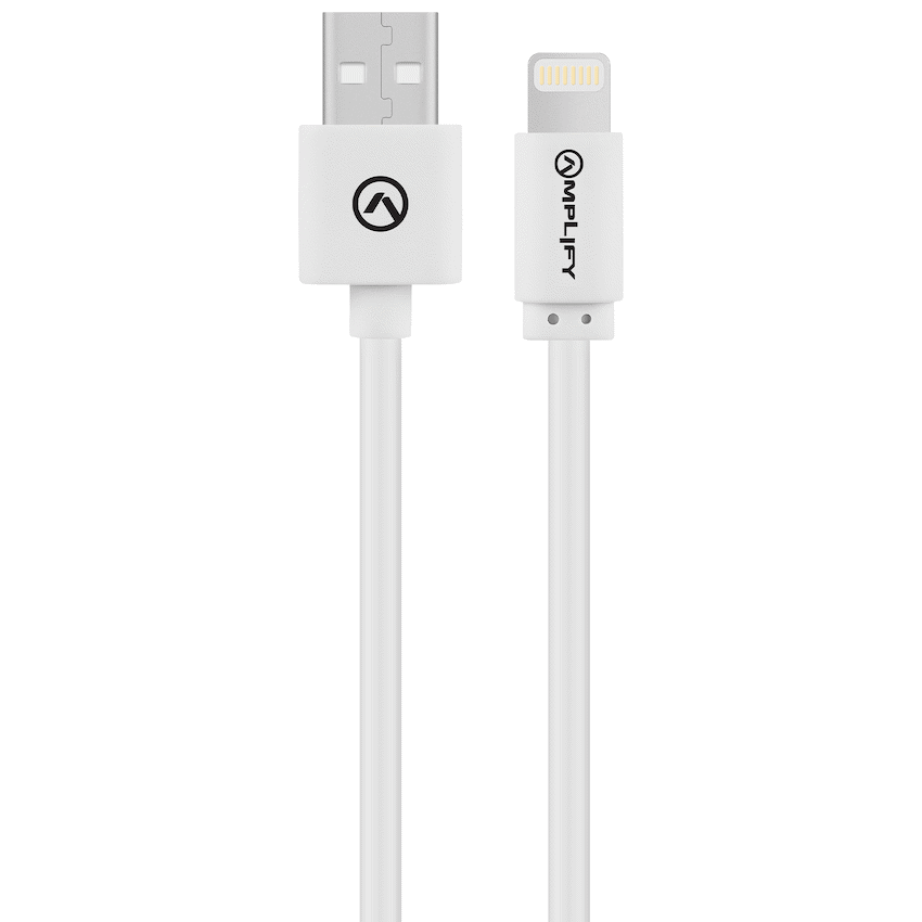 Amplify Lightning Charging Cable for iPhone & iPad - White