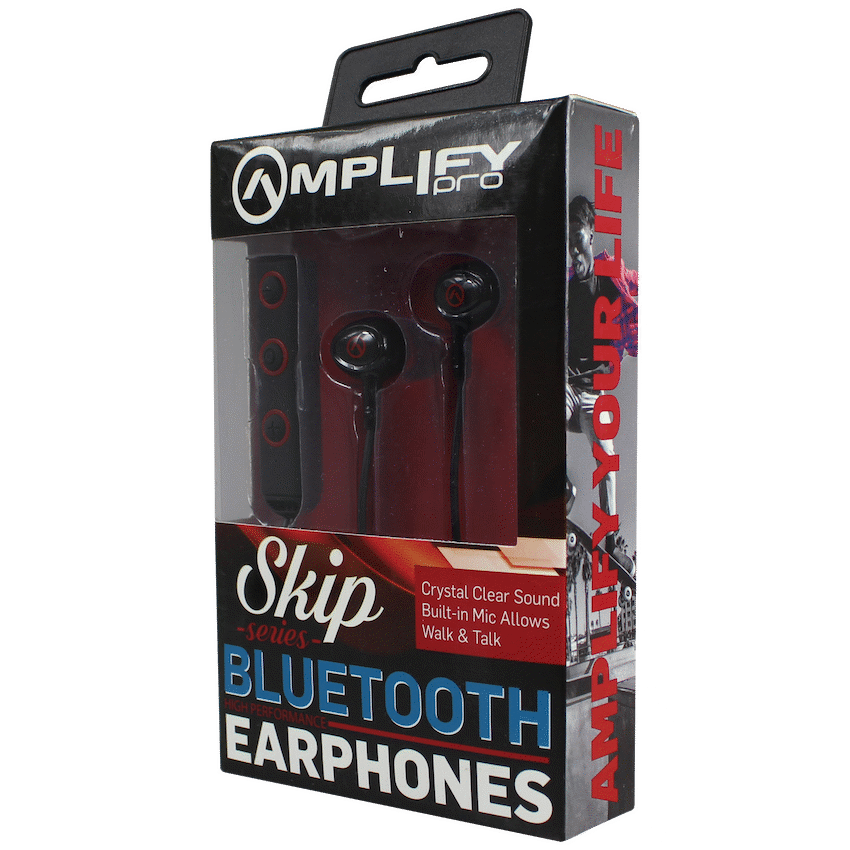 Amplify Skip series Bluetooth earphones Black/red image 2