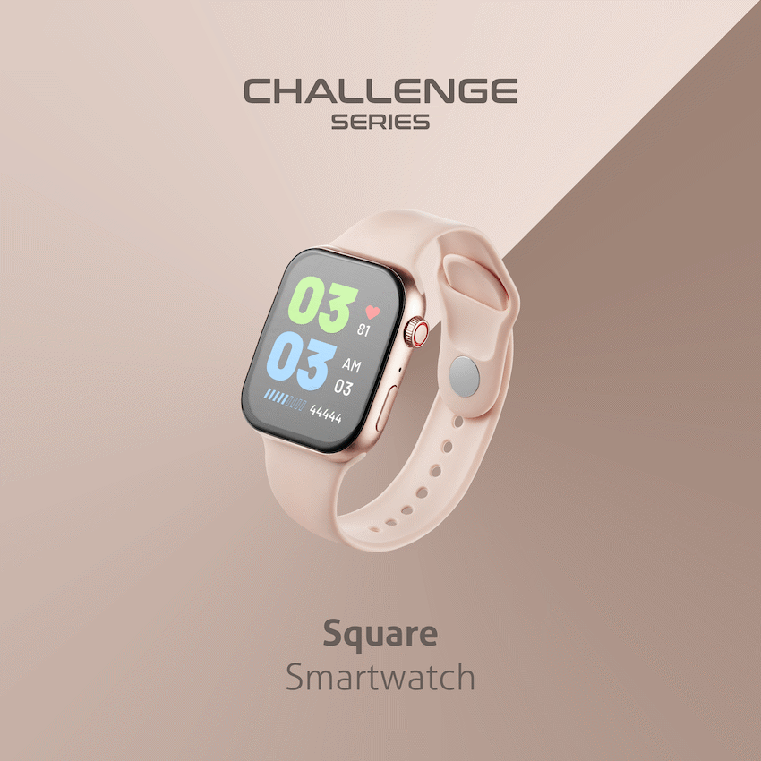 Amplify Challenge Series Square Smartwatch - Gold - Image 6