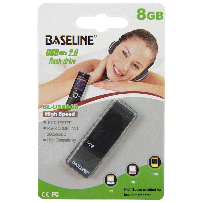 Baseline USB 8GB Flash Drive