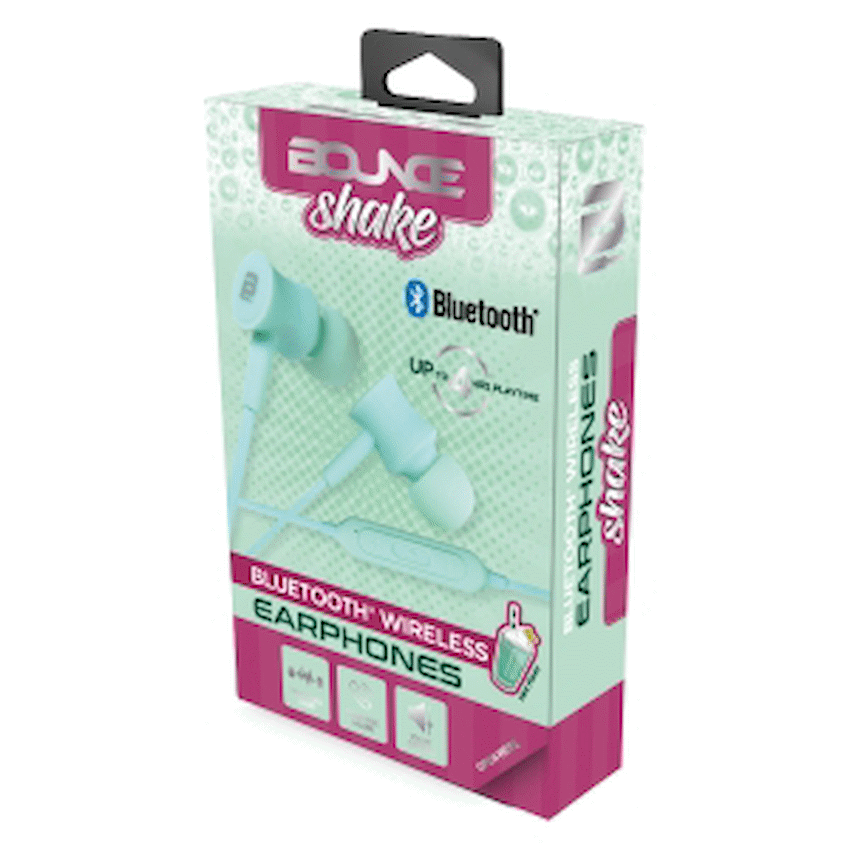 Bounce Shake Series Bluetooth Earphones - Mint image 4