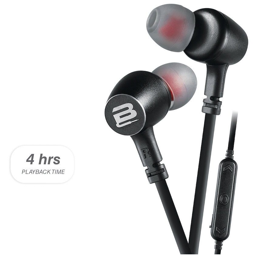 Bounce Tango Bluetooth Earphones - Black/Gunmetal image 3