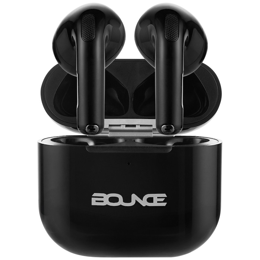 Bounce TWS Stemmed Earbuds Black