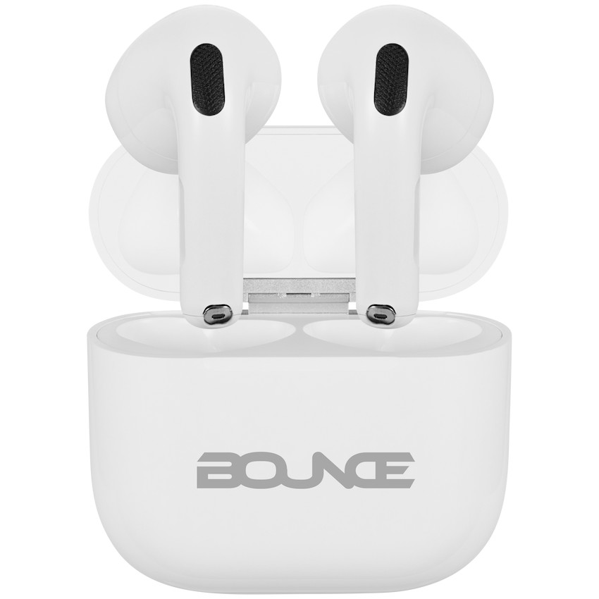 Bounce TWS Stemmed Earbuds White
