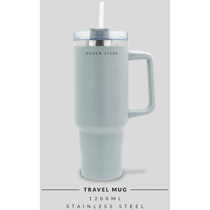 Boden Stark 1200ml Travel Mug - Grey - Image 12