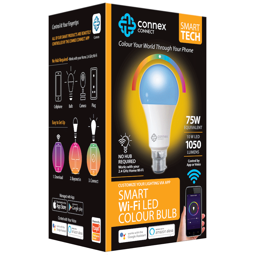 Smart WiFi Bulb 10W LED RGB White Bayonet image 2