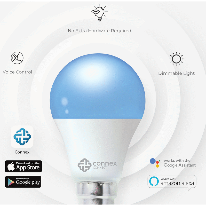 Smart WiFi Bulb 10W LED RGB White Bayonet image 5