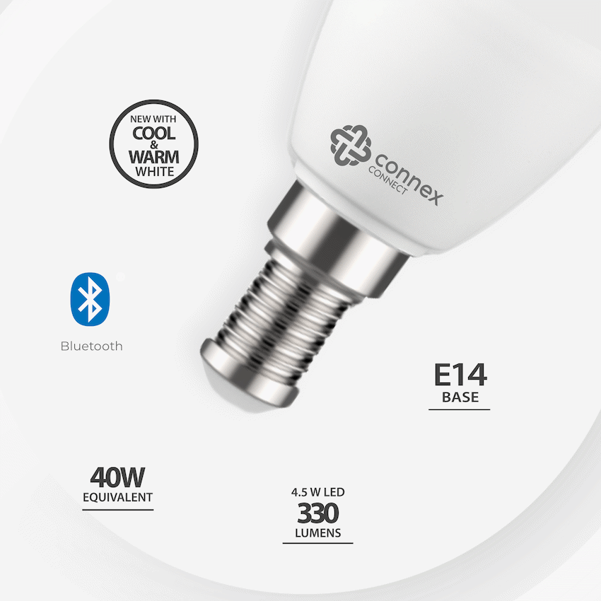 Smart WiFi Bulb 4.5W LED White Candle Bayonet image 4