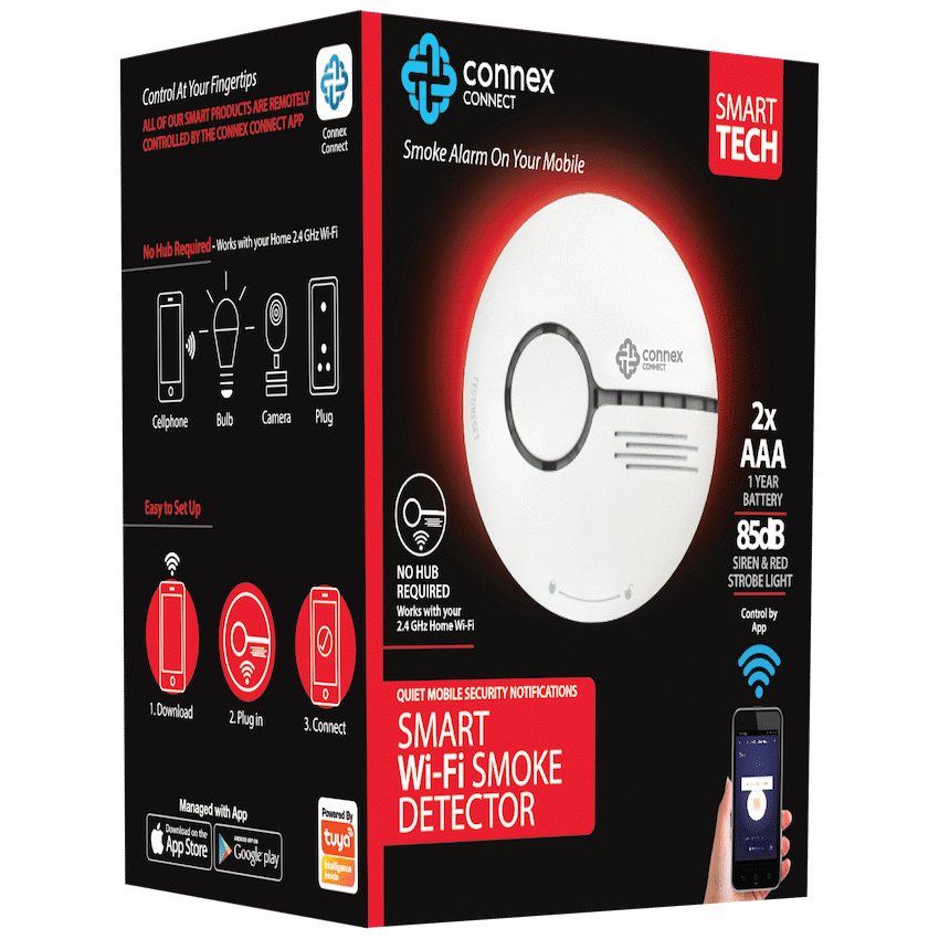Smart Wi-Fi Smoke Detector Alarm image 2