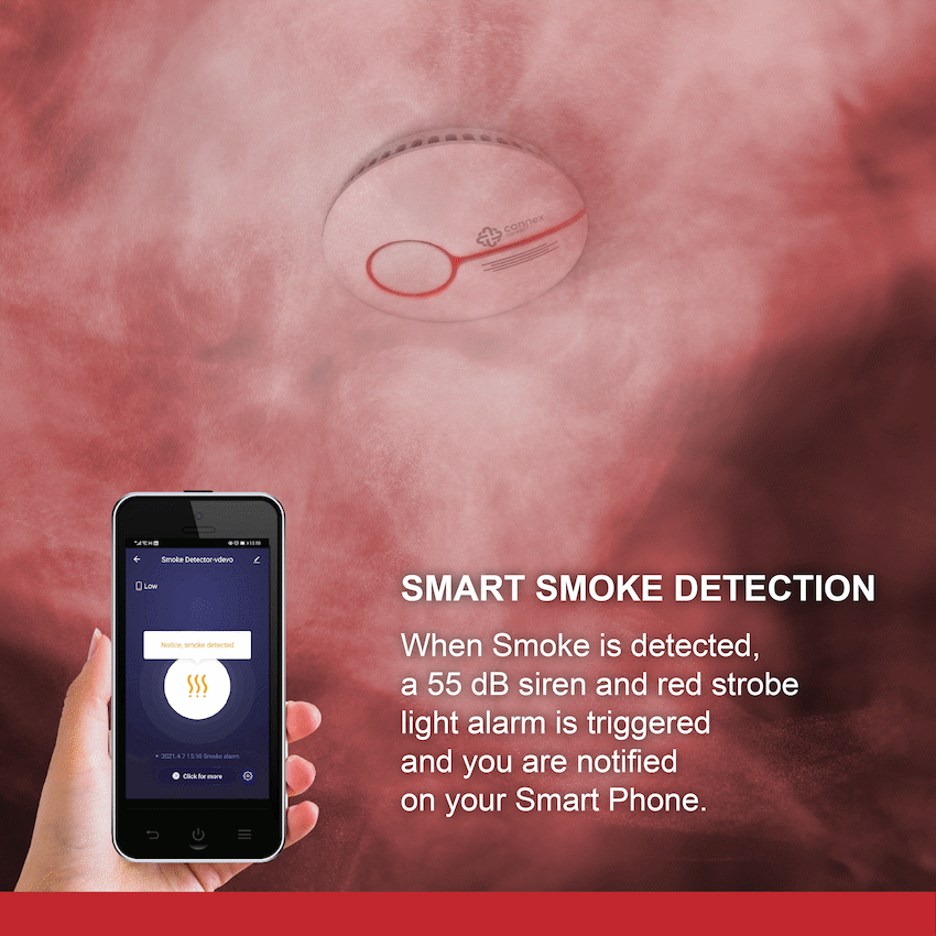 Smart Wi-Fi Smoke Detector Alarm Twin Pack image 12