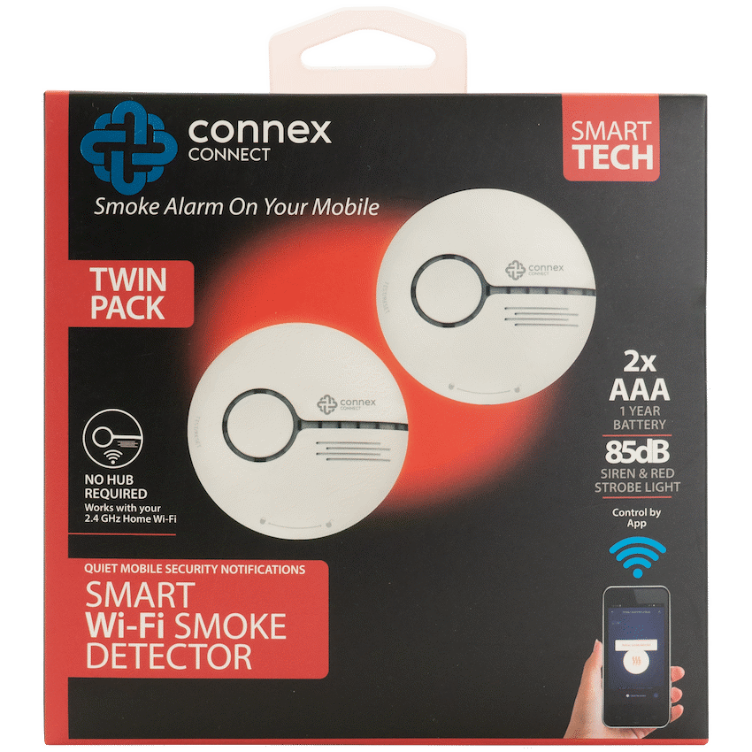 Smart Wi-Fi Smoke Detector Alarm Twin Pack image 19
