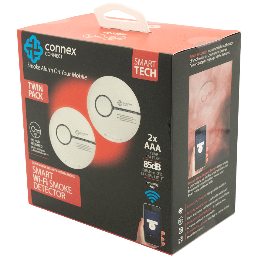 Smart Wi-Fi Smoke Detector Alarm Twin Pack image 22